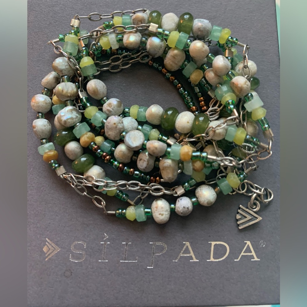 Silpada Vintage FORCES OF NATURE Sterling & Gemstone Necklace